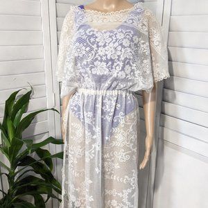 Urban Renewal White Lace Tunic S/M
